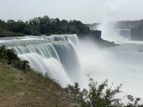 Amerika Tarafından Niagara Şelalesi Nin Nefes Kesici Manzarası — Stok fotoğraf