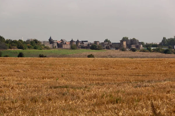 Une Forteresse Médiévale Avec Ses Tours Ses Murs Utilisés Pour — Photo