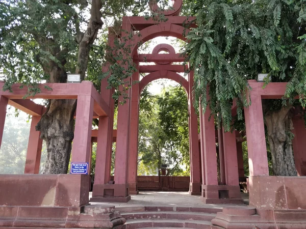Ein Pavillon Den Mogulgärten Tageslicht Neu Delhi Indien — Stockfoto