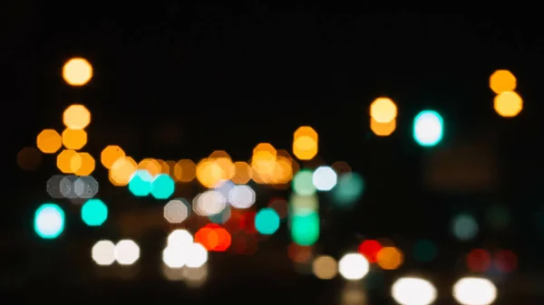 Colorful Blurry Bokeh Light Background — Stock Photo, Image