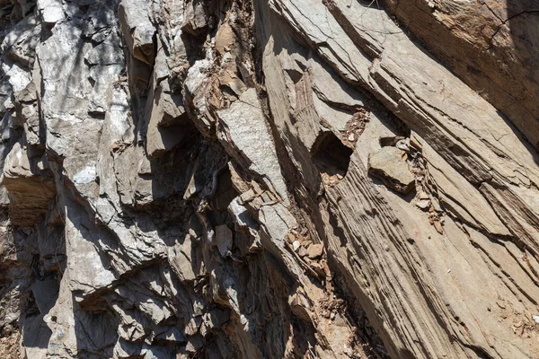 Primer Plano Parte Montaña Muestra Formación Geológica Forma — Foto de Stock