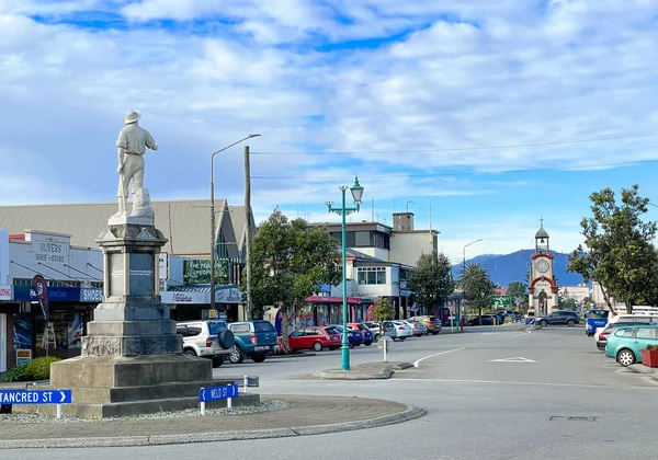 霍基蒂卡 New Zealand 2021年9月5日 新西兰霍基蒂卡市中心 — 图库照片