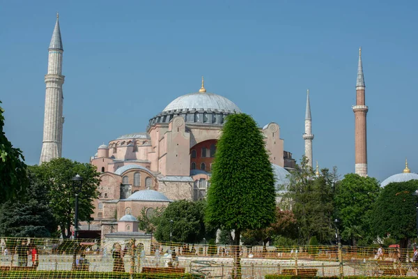 Eine Schöne Aufnahme Der Hagia Sophia Fatih Istanbul Türkei — Stockfoto