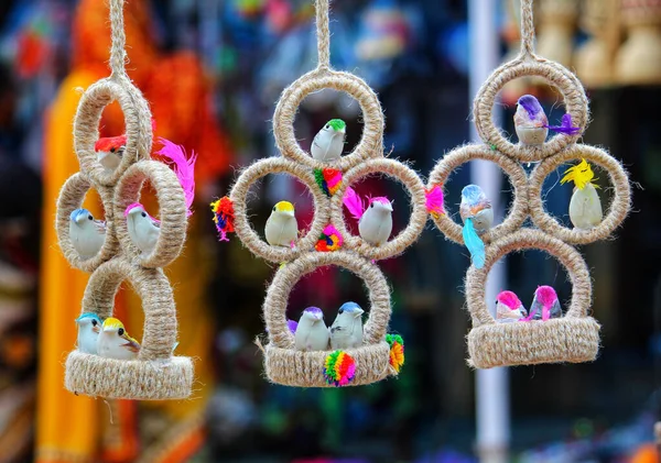 Closeup Traditional Indian Handmade Craft — Stock Photo, Image