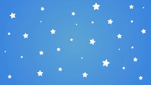 Ein Hintergrunddesign Mit Sternen Auf Blauem Hintergrund — Stockfoto