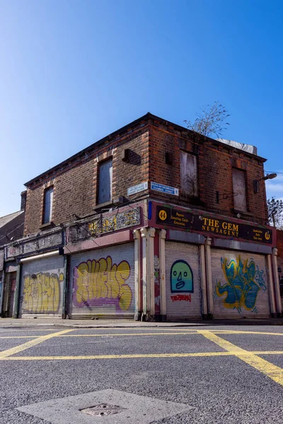 Dublin Ireland Mar 2021 Ireland Dublin Shot Closed Bar Shop — Stock Photo, Image