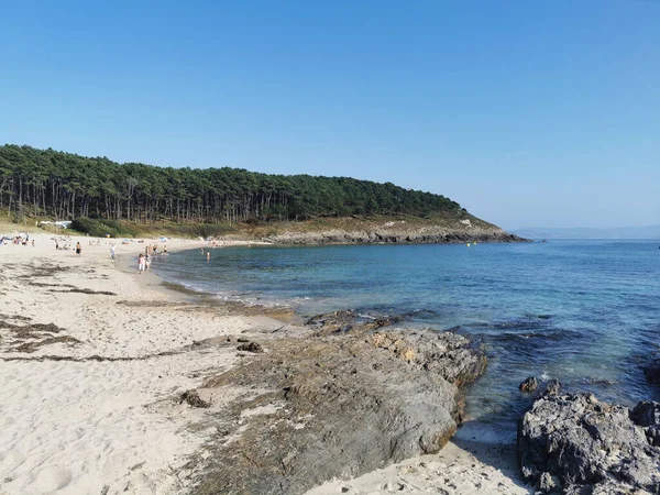 Una Splendida Vista Della Calma Oceano Atlantico Del Nord Risplende — Foto Stock