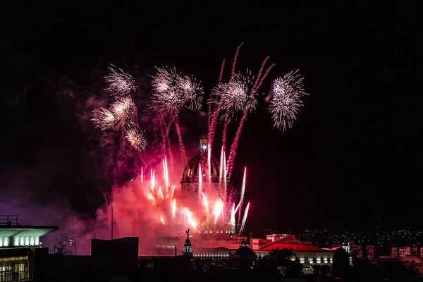 아바나에서 불꽃놀이를 국회의 — 스톡 사진