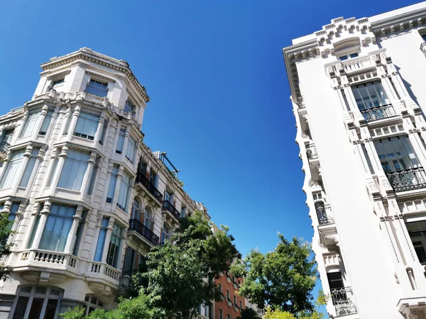 Будівля Під Небом Мадриді Іспанія — стокове фото