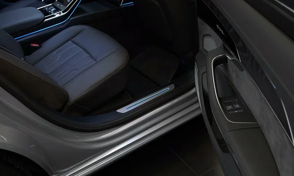 Ingolstadt Alemania 2021 Audi Long Interior Coche Lujoso Cómodo Moderno — Foto de Stock