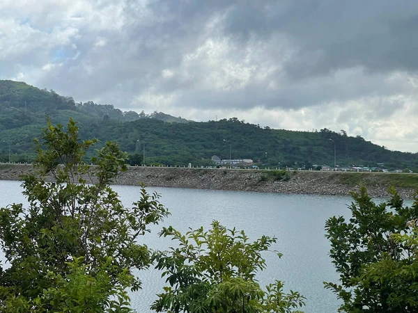 Beautiful Landscape Lake Chalong Dam Phuket Thailand — Stock Photo, Image