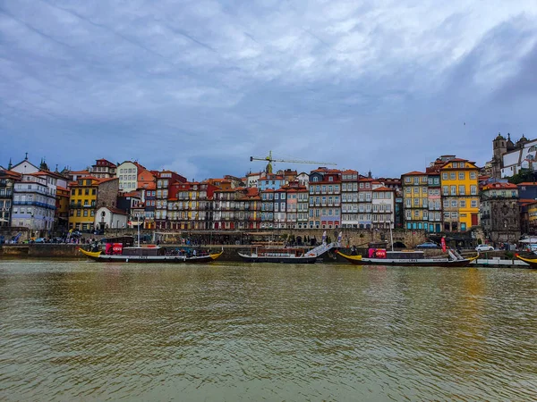 Edificios Antiguos Multicolores Oporto Portugal — Foto de Stock