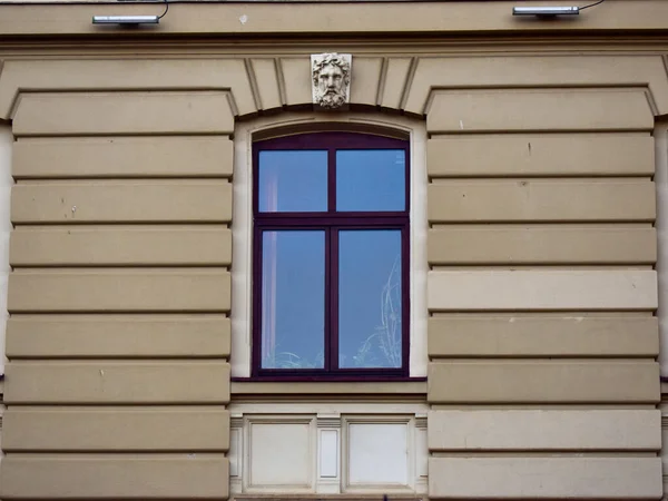 Сценічний Вид Вікна Будівлі Університету Александру Йоан Куза Румунії — стокове фото