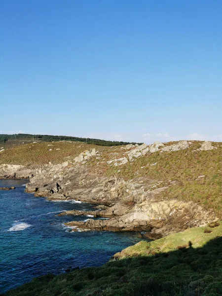 Una Hermosa Vista Del Tranquilo Océano Atlántico Norte Brillando Bajo — Foto de Stock