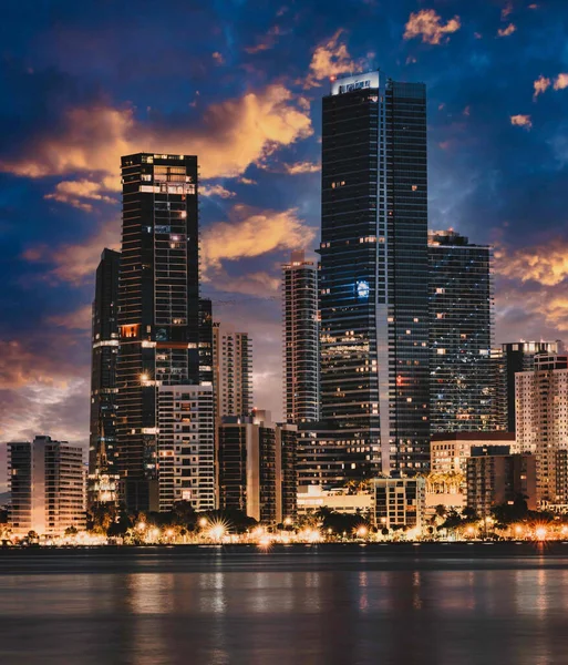 Miami Stany Zjednoczone Sierpnia 2021 Budynki Miami Floryda Usa — Zdjęcie stockowe