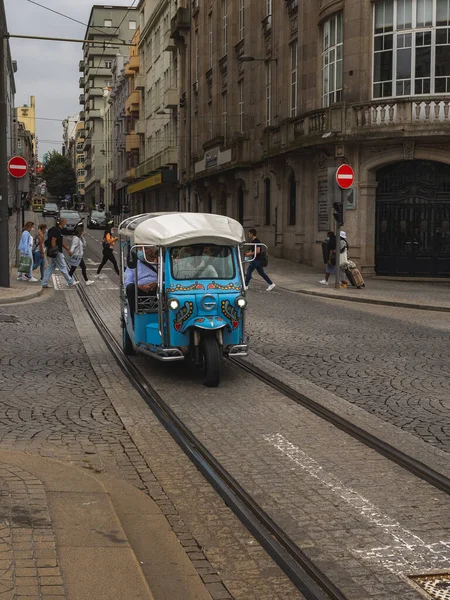 Oporto Portugal 2021 Una Vista Panorámica Las Calles Históricas Oporto — Foto de Stock