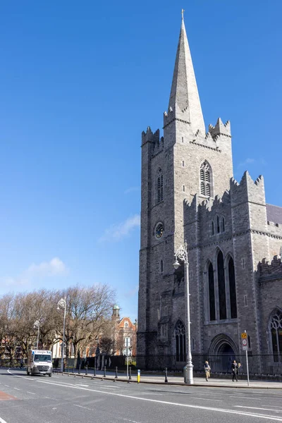 Dublin Irland Mar 2021 Irland Dublin Sidovy Över Patricks Cathedral — Stockfoto