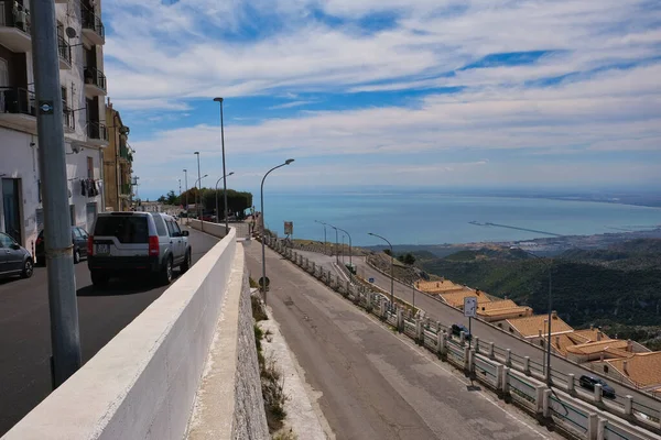 Ver Uitzicht Van San Giovanni Rotondo Naar Golf Van Manfredonia — Stockfoto