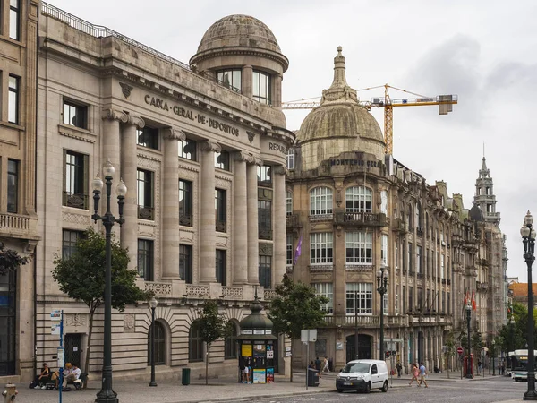 Oporto Portogallo Agosto 2021 Veduta Panoramica Delle Vie Storiche Oporto — Foto Stock