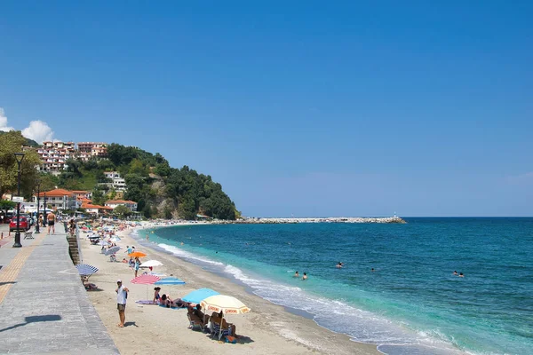 Agios Ioannis Griego Giannis Pueblo Complejo Playa Costa Este Pelion —  Fotos de Stock