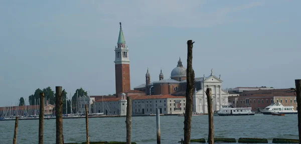 Italië Venetië Sightseeing Kanalen Gondels Historische Bezienswaardigheden Stadsgezicht Gebouwen — Stockfoto