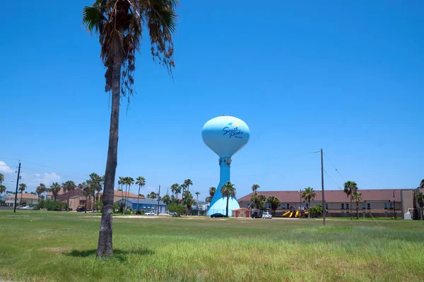 South Padre Island Zjednoczone Państwa Lipca 2021 Napis South Padre — Zdjęcie stockowe