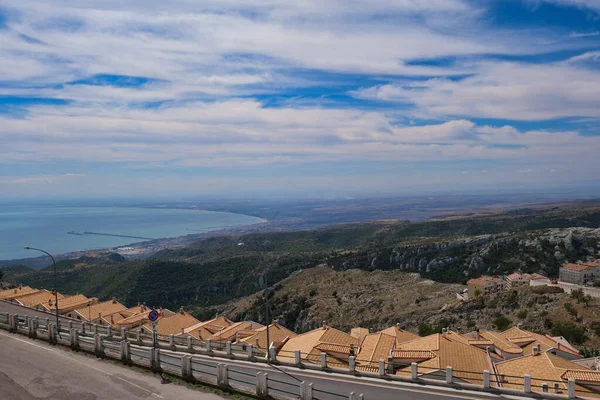 Blick Vom Gargano Gebirge San Giovanni Rotondo Auf Den Golf — Stockfoto