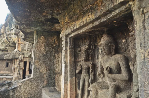 Las Cuevas Budistas Ajanta Son Aproximadamente Monumentos Rupestres Budistas Que — Foto de Stock