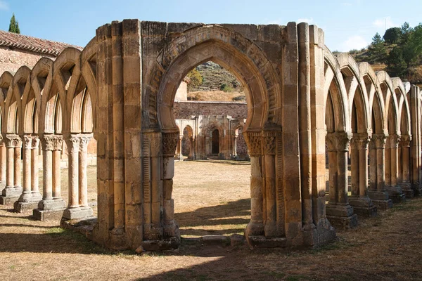Valv Klostret San Juan Duero Kloster Soria — Stockfoto