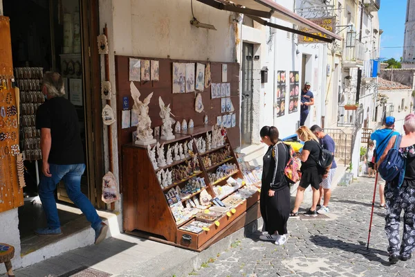 71037 Monte Sant Angelo Foggia Italy Sep 2021 Shops Selling — Stock Photo, Image