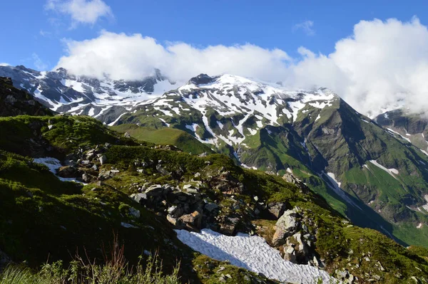 Schöne Aussicht Auf Die Berge Großglocker Fusch Österreich — Stockfoto