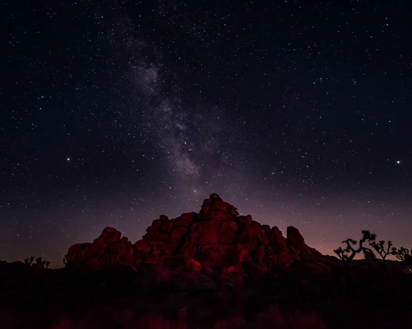 Belo Céu Noturno Com Estrelas — Fotografia de Stock