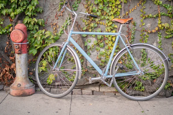 Closeup Shot Bicycle Park — Stock Photo, Image