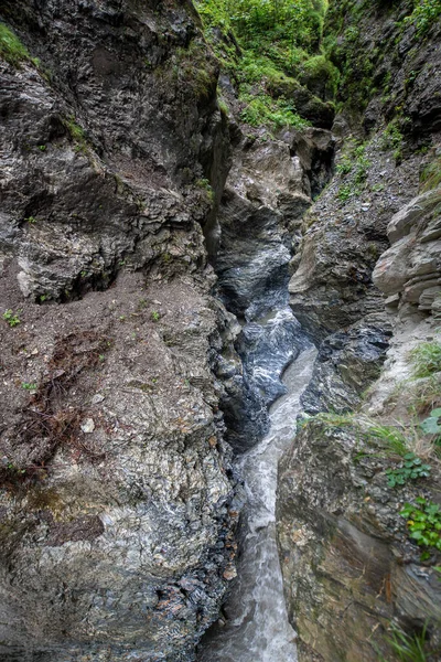 Arroyo Liechtensteinklamm Estrecho Desfiladero Johann Pongau Austria —  Fotos de Stock