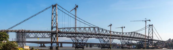 Hercilio Luz Brug Gelegen Florianopolis Brazilië — Stockfoto