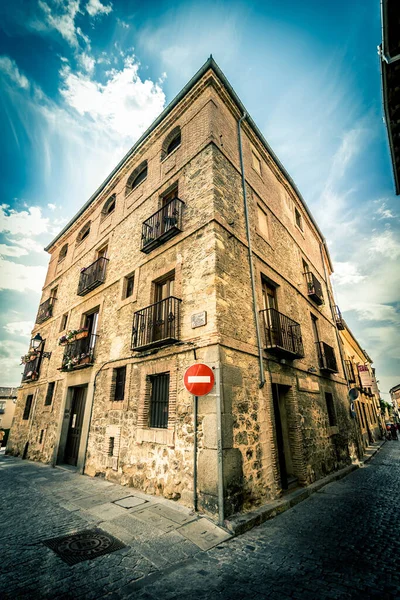 Viejo Edificio Calle Doctor Castelo — Foto de Stock