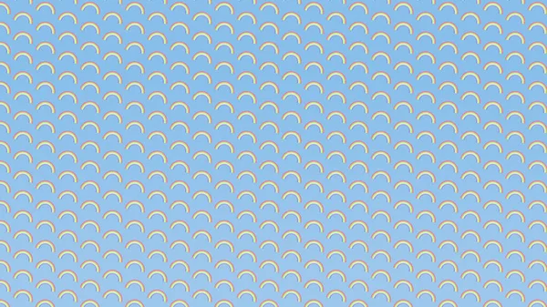 Безшовна Ілюстрація Візерунків Крихітних Символів Веселки Синьому Фоні — стокове фото
