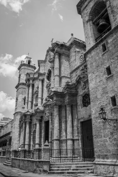 Das Gebäude Unter Dem Himmel Habana Kuba — Stockfoto