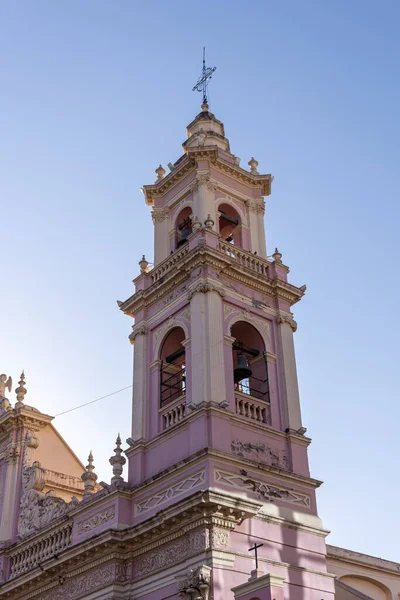 Temmuz Şehir Parkında Bir Katedral Bazilika Salta Meydanı — Stok fotoğraf