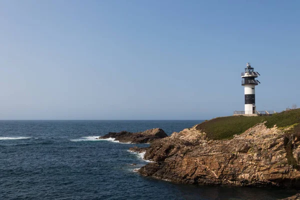 Una Splendida Vista Sul Faro Pancha Isla Pancha Sotto Cielo — Foto Stock