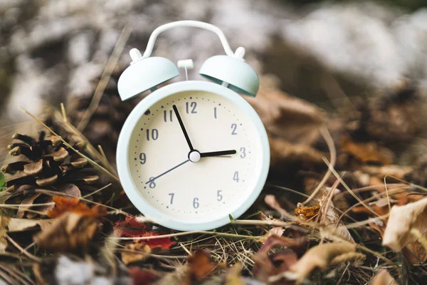 Zomertijd Eindigt Terugval Tijdsverandering — Stockfoto