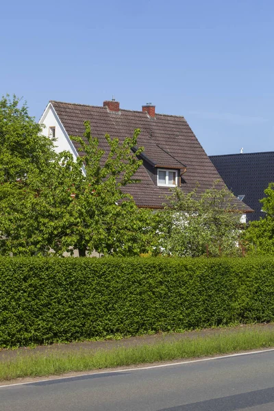 一戸建て住宅 バーンストーフローワーザクセン州 ドイツ ヨーロッパ — ストック写真