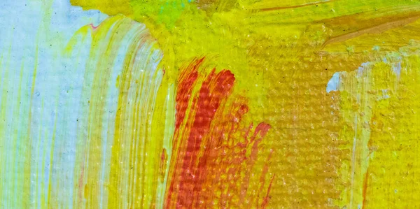 Eine Textur Chaotischer Heller Farben Auf Der Leinwand — Stockfoto
