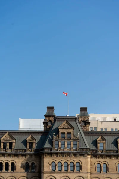 Fachada Edifício Histórico Ottawa Dia Ensolarado — Fotografia de Stock