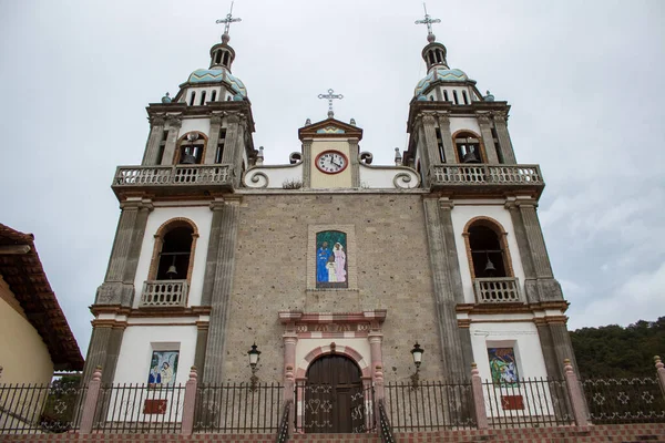 Kerk Navidad Tegen Hemel Mascota Jalisco Mexico — Stockfoto