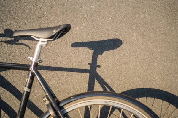 Tiro Close Uma Bicicleta — Fotografia de Stock