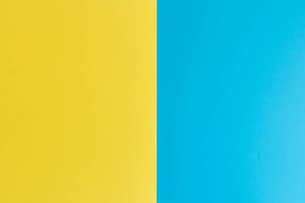 Primer Plano Una Superficie Amarilla Azul Con Espacio Para Texto — Foto de Stock