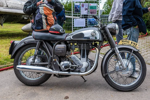 Brno Czech Republic Sep 2021 Renovated Historic Motorcycle Norton Es2 — Stock Photo, Image