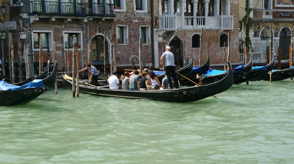 Venise Italie Juil 2011 Une Vue Panoramique Des Touristes Naviguant — Photo