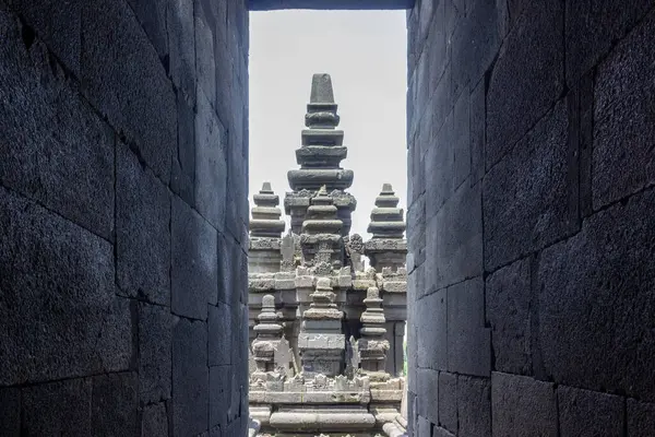 Uno Los Templos Área Del Templo Prambanan —  Fotos de Stock